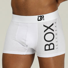 Cueca masculina sexy de algodão, cueca boxer confortável, cueca 212
