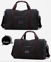 Bolsa de lona vintage masculina, bolsas de viagem de alta qualidade, grande capacidade, bagagem feminina, bolsas de viagem