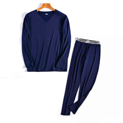 Conjunto de ropa interior térmica de terciopelo que no deja marcas y de ajuste ajustado