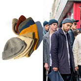 Casco retro negro de hip hop