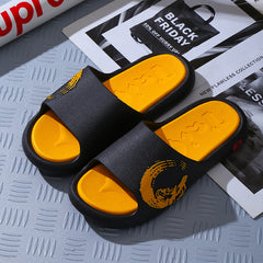 Chinelos masculinos verão desgaste fundo grosso