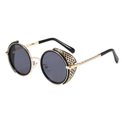 European and American retro oval sunglasses