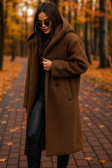 Elegant Plush Teddy Coat – Autumn & Winter