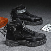 Bota de trabalho casual estilo britânico masculina combinando