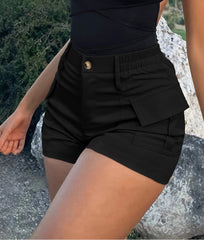 Women's Shorts 2025 | High Waist Y2K Cargo Style