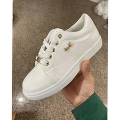 Vulcanized Shoes Women New 2023 Casual Sneakers Fashion Flat Lace Up Outdoor Walking Sport Plus Size 43 Zapatillas Mujer