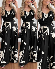 Jumpsuit European and American summer fashion temperament