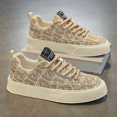"2025 Men's Canvas Sneakers – Stylish, Durable, Non-slip."