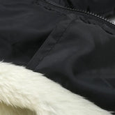 Thickened cotton padded men’s jacket, warm and medium-length.