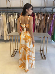 Spaghetti Strap V-Neck Dress – Summer Vibes