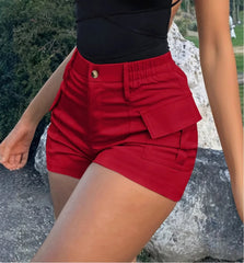 Women's Shorts 2025 | High Waist Y2K Cargo Style
