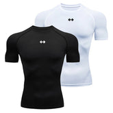 Sport Tops Tee Athletic Gym Workout Shirts Men