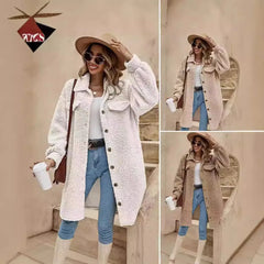 Vintage Loose Casual Jacket for Women – Autumn & Winte