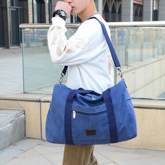 Bolsa de viagem de lona masculina para homens