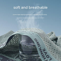 Ice Silk Mesh Boxers Cool Loose Breathable Boxers Heads