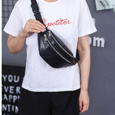 Riñonera de gran capacidad y moderna, bolso deportivo multifuncional para el pecho