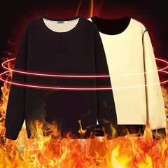 Suéter masculino quente Berber Fleece Fleece-forrado Espessado