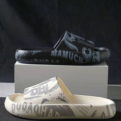 Inicio Sensación de heces Zapatillas de suela gruesa para hombre