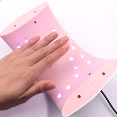 Lámpara de uñas Máquina de fototerapia UVLED de doble fuente de luz