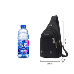 Bolsa Diagonal, Bolsa Oxford de Peito Crossbody, Bolsa Masculina Pequena da Moda