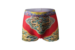 Dragon Panties Boxers Masculinos Milk Silk Pant Top