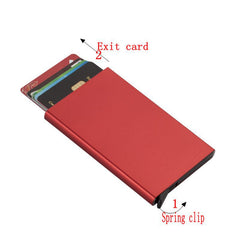 Caja de tarjetas RFID antirrobo automática con ventana emergente