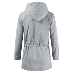 Chaqueta tipo cárdigan con capucha de longitud media estilo coreano informal para hombre