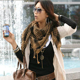 Cachecol esportivo feminino à prova de vento e quente