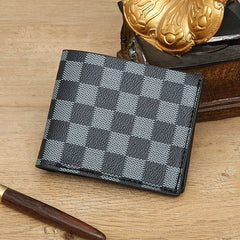 Fashion Personality New Plaid Men's Card Bag