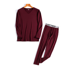 Conjunto de ropa interior térmica de terciopelo que no deja marcas y de ajuste ajustado