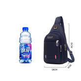 Bolsa Diagonal, Bolsa Oxford de Peito Crossbody, Bolsa Masculina Pequena da Moda