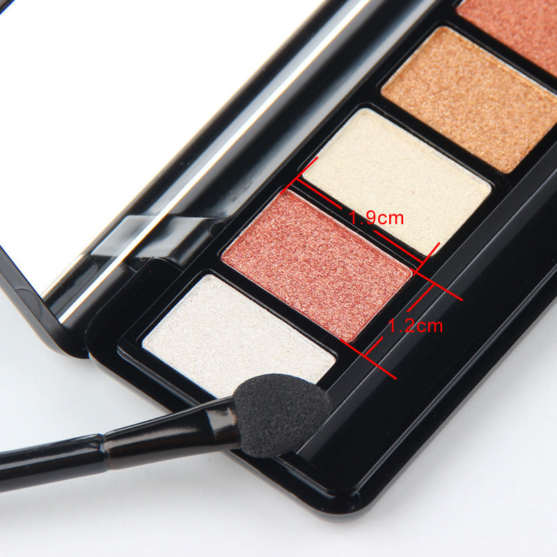 Paleta de sombras peroladas matte criativa de 10 cores