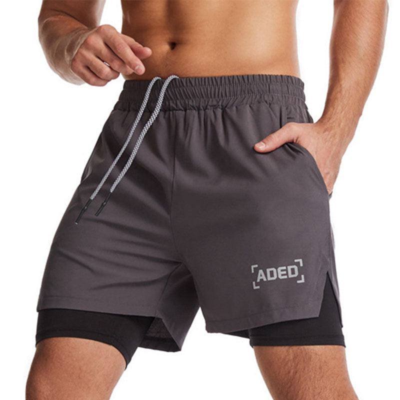 Shorts esportivos Crazy Muscle Casual Woven de secagem rápida