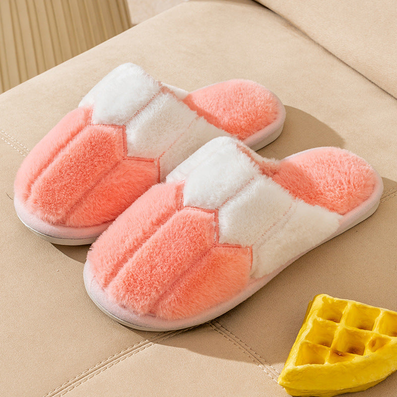 Pantufas de Algodão Femininas Inverno Casa