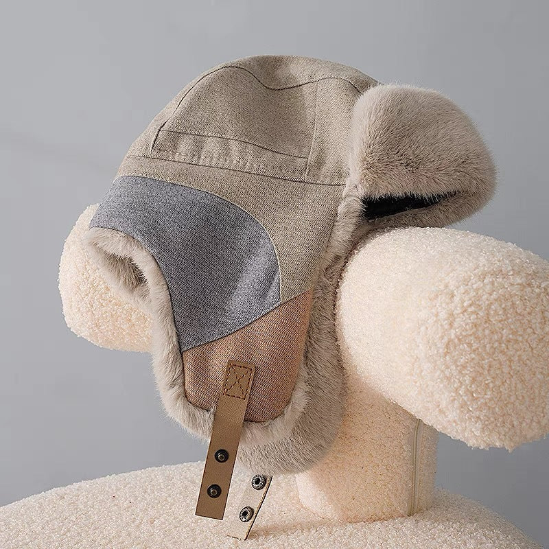 Ushanka - Gorro de equitación unisex resistente al frío con forro polar cálido