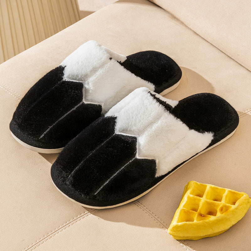 Pantufas de Algodão Femininas Inverno Casa