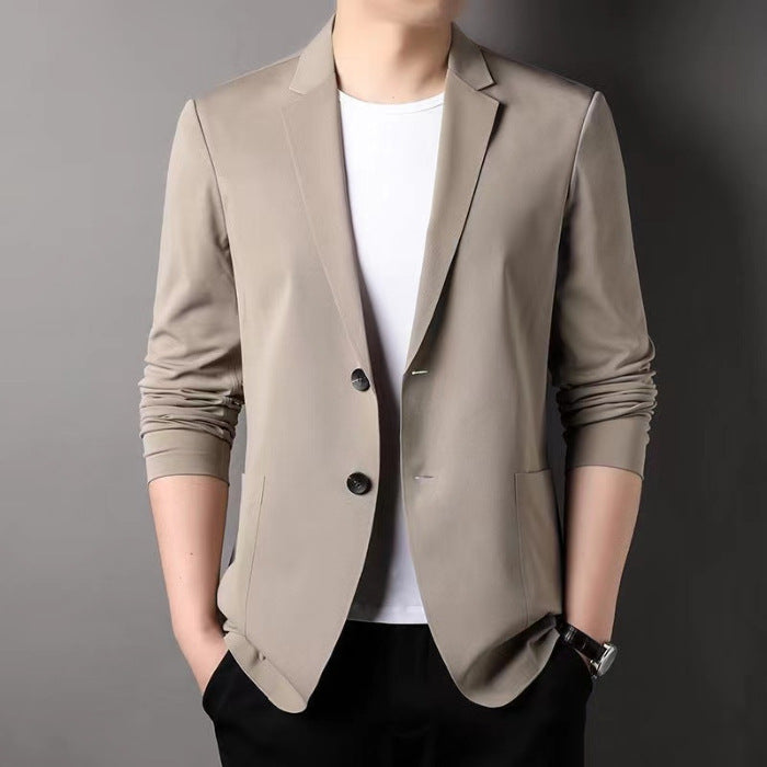 Blazer de negócios leve e moderno masculino