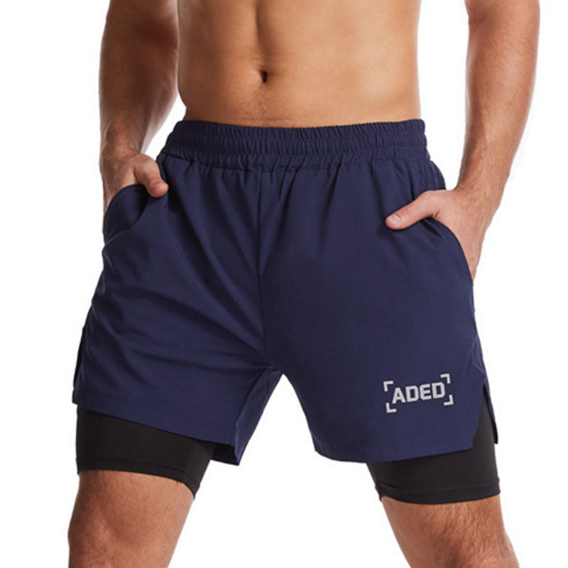 Shorts esportivos Crazy Muscle Casual Woven de secagem rápida