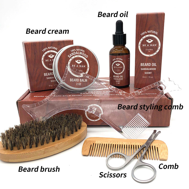 Set de cuidado de barba Aceite y crema para barba