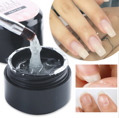 Pegamento reparador agrietado para uñas, fibra de seda, gel para extensiones de uñas, fibra de vidrio, gel constructor UV, esmalte de uñas, herramienta para manicura artística prolongada