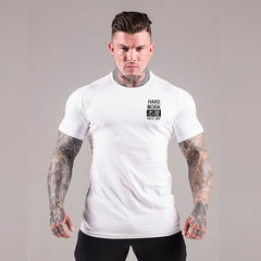 Camiseta masculina manga curta esportiva fitness