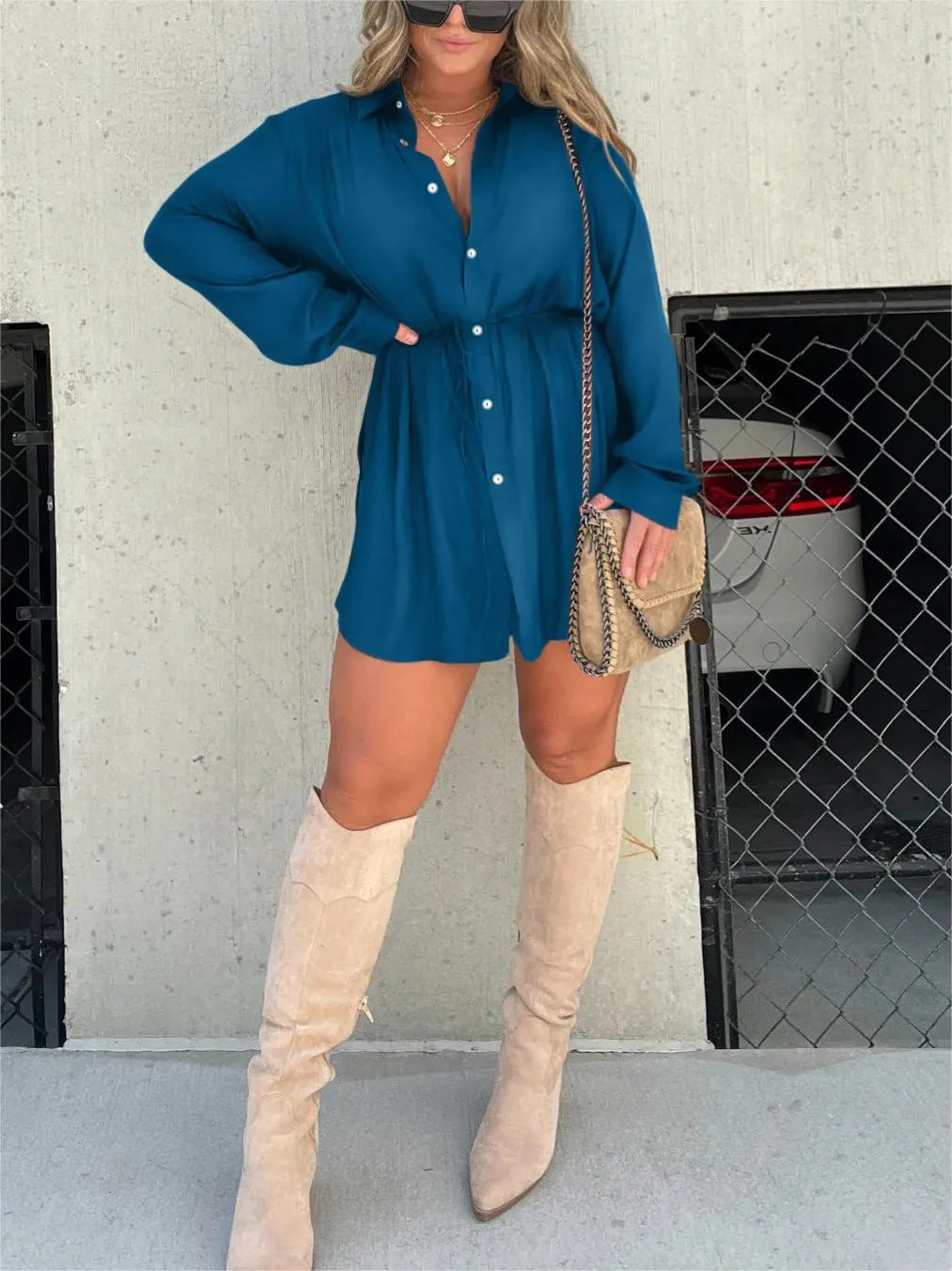 Women's long sleeve jumpsuit