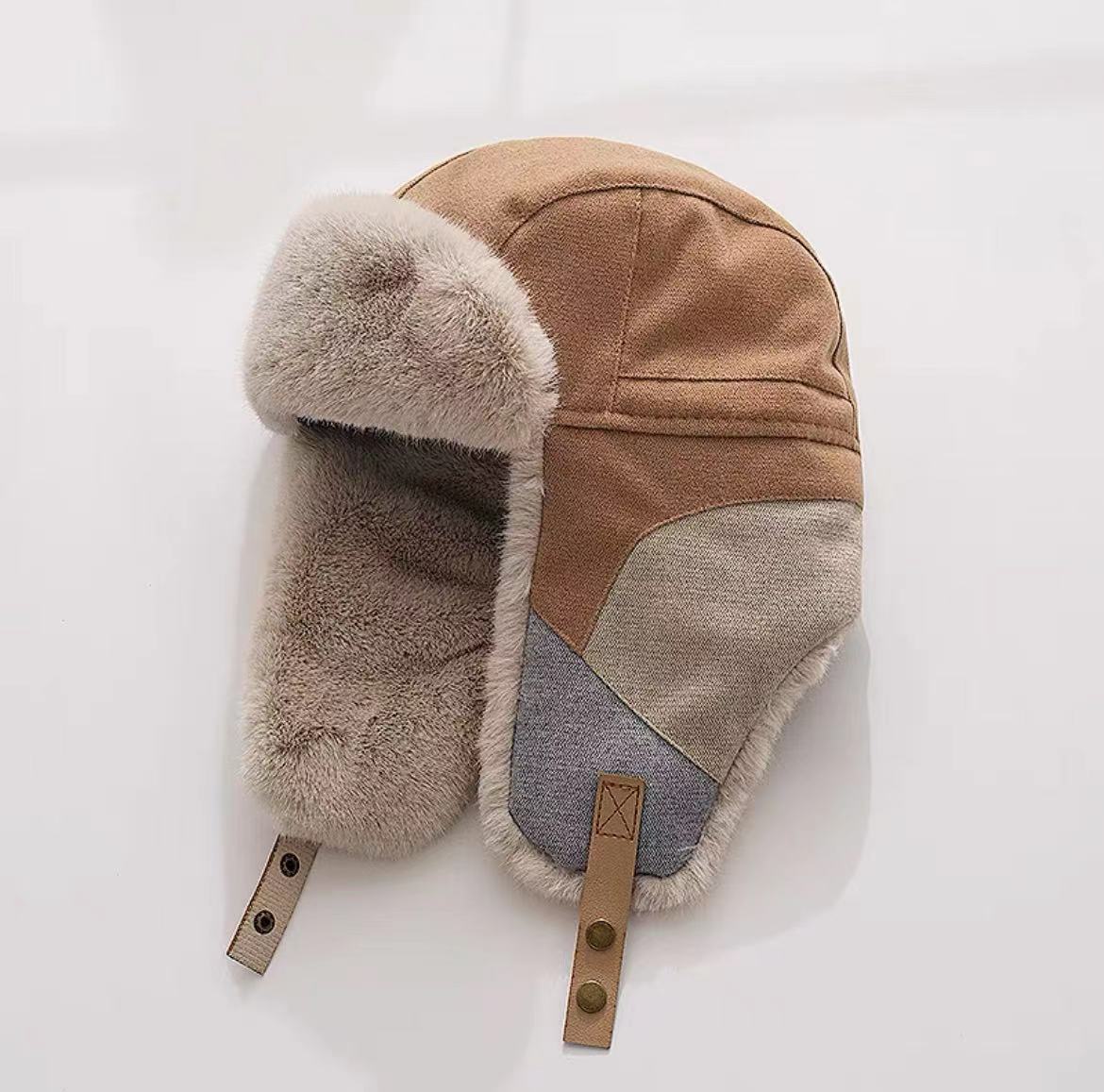 Ushanka - Gorro de equitación unisex resistente al frío con forro polar cálido