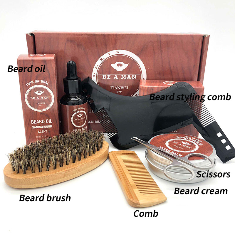 Set de cuidado de barba Aceite y crema para barba