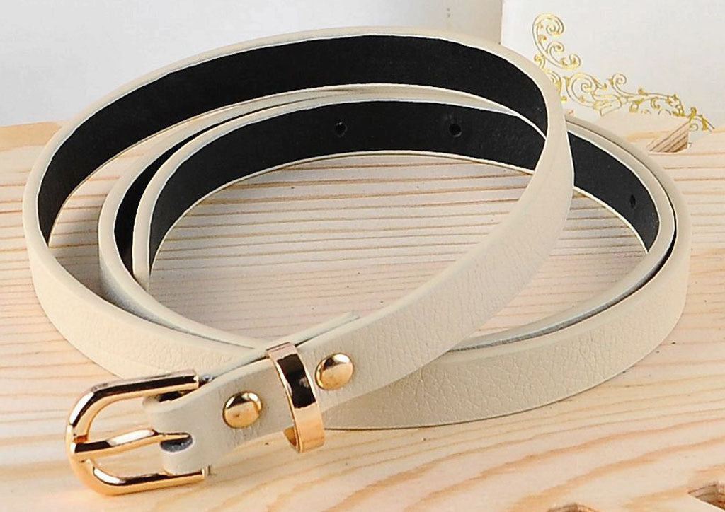 Ladies PU leather belt