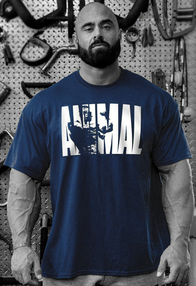 Camiseta masculina esportiva fitness ANIMAL