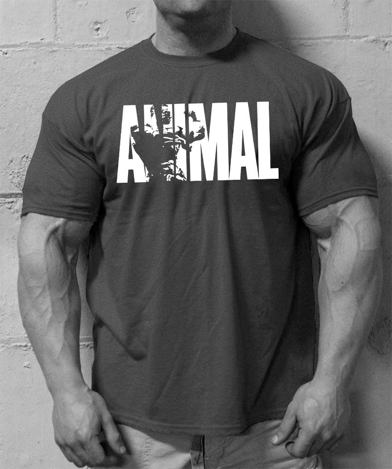 Camiseta masculina esportiva fitness ANIMAL