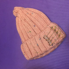 Gorro de lana grueso y cálido de moda para mujer que combina con todo