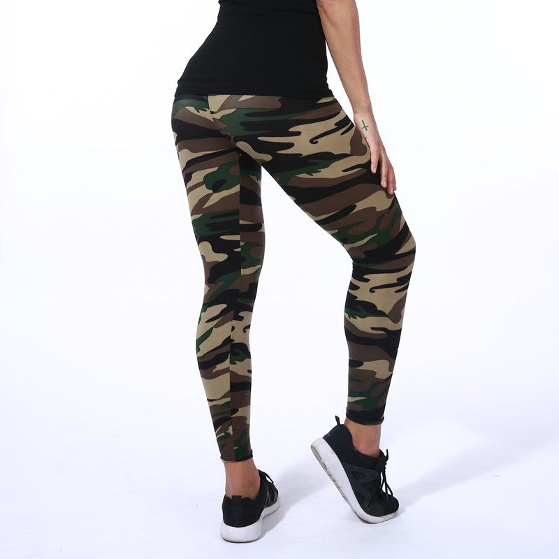 Leggings estampadas camufladas