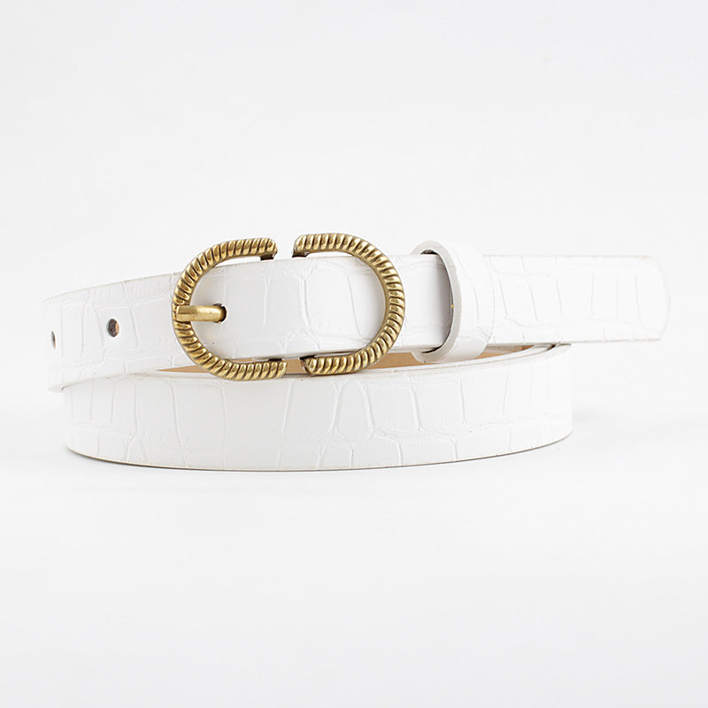 European and American personalized retro belt